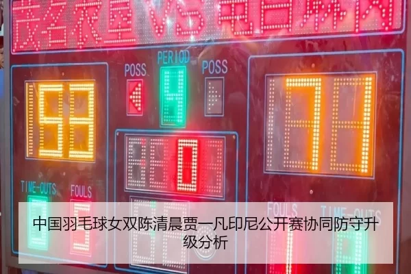 中国羽毛球女双陈清晨贾一凡印尼公开赛协同防守升级分析
